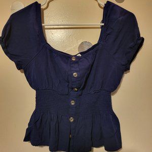 MINE off shoulder crop